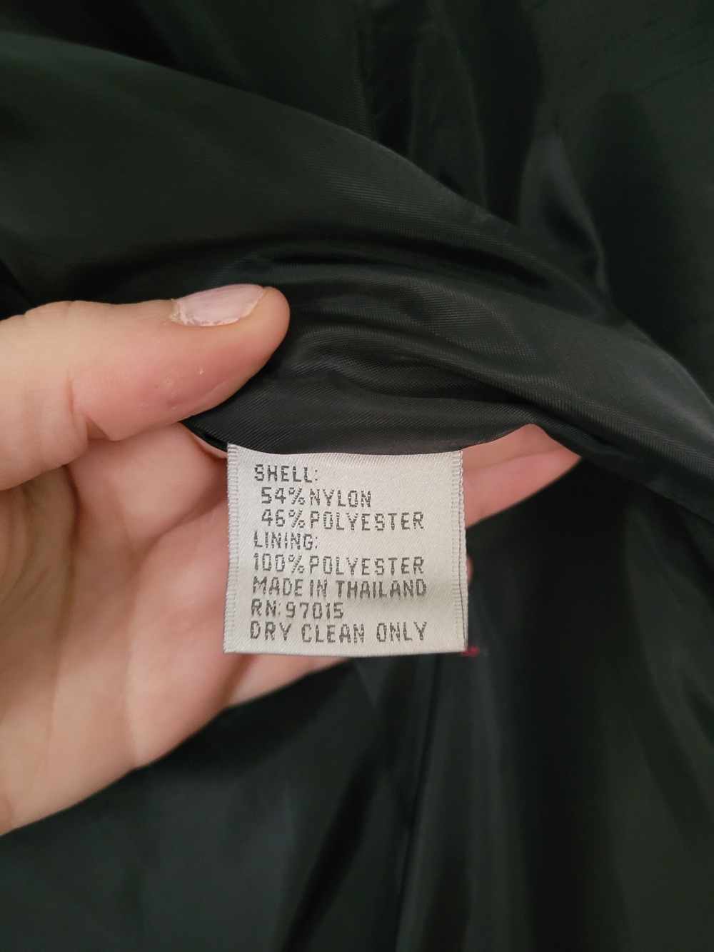 Black Classic Single-Breasted Trench Coat - Larry Levine - Size 4 - Picture 5 of 5